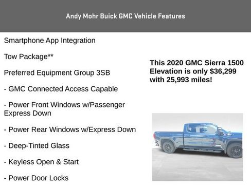 Used 2020 GMC Sierra 1500 Elevation AWD/4WD image 8