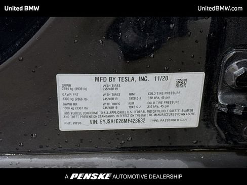 Used 2021 Tesla Model S Long Range AWD/4WD image 15