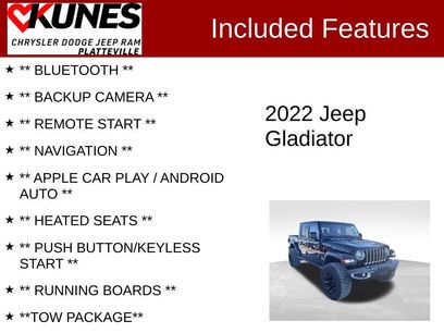 Used 2022 Jeep Gladiator Overland w/ Popular Equipment Package