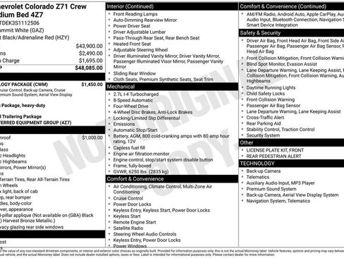 New 2025 Chevrolet Colorado Z71 w/ Technology Package image 4
