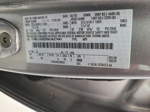 Used 2022 Ford Escape SE image 33