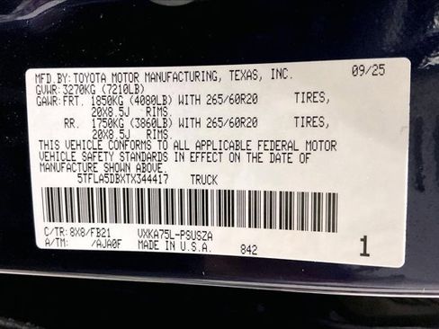 Certified 2026 Toyota Tundra SR5 image 44
