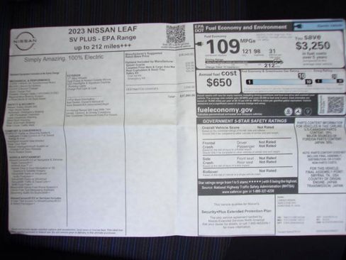Used 2023 Nissan Leaf SV Plus FWD image 23