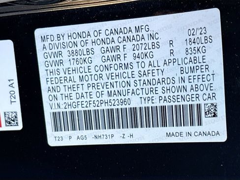 Used 2023 Honda Civic Sport image 30