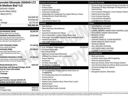 Used 2025 Chevrolet Silverado 3500 LTZ w/ Trail Boss Package AWD/4WD image 8
