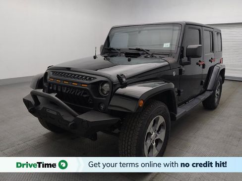 Used 2017 Jeep Wrangler Unlimited Sahara w/ Connectivity Group AWD/4WD image 1