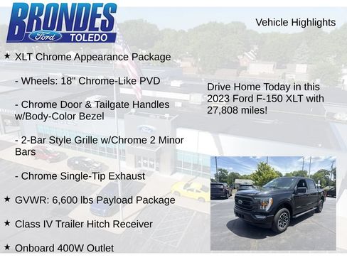 Used 2023 Ford F150 XLT w/ Equipment Group 302A High AWD/4WD image 27