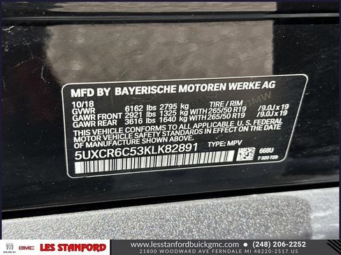 Used 2019 BMW X5 xDrive40i w/ Convenience Package AWD/4WD image 20