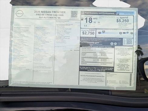 New 2026 Nissan Frontier PRO-4X w/ Pro-4x Convenience Package image 16