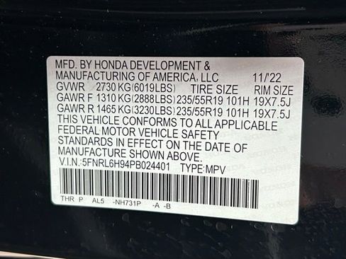 Used 2023 Honda Odyssey Elite image 20