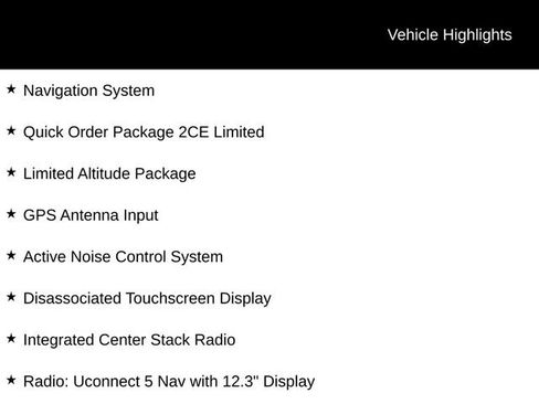 New 2026 Jeep Grand Cherokee L Limited w/ Limited Altitude Package AWD/4WD image 3