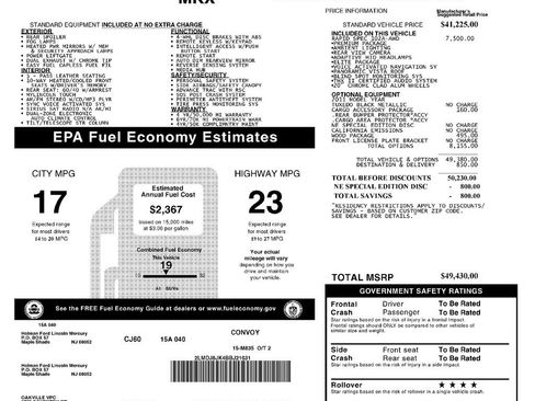 Used 2011 Lincoln MKX AWD w/ 102A Rapid Spec Order Code image 6