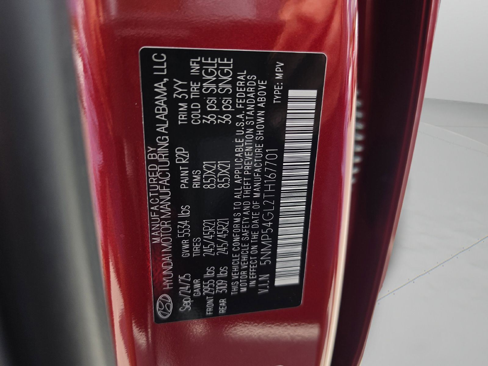 New 2026 Hyundai Santa Fe Calligraphy FWD image 36