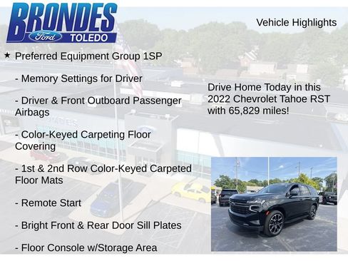 Used 2022 Chevrolet Tahoe RST w/ Luxury Package AWD/4WD image 5