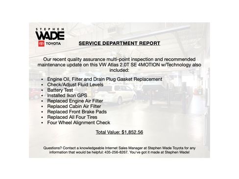 Used 2025 Volkswagen Atlas SE AWD/4WD image 4