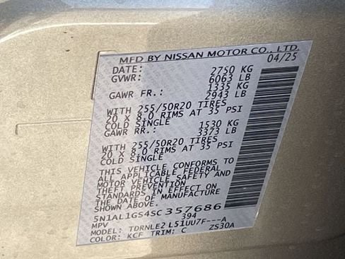 Used 2025 INFINITI QX60 Sensory w/ Vision Package AWD/4WD image 33