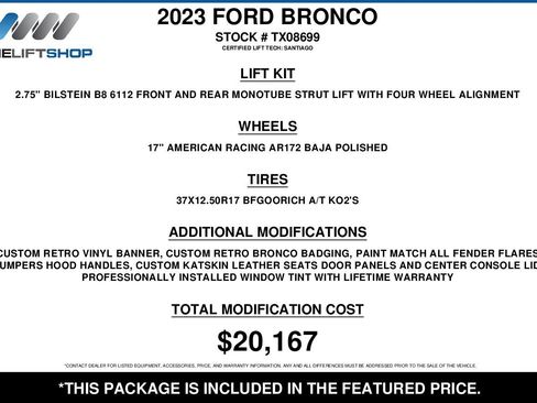 Used 2023 Ford Bronco Heritage Edition image 2