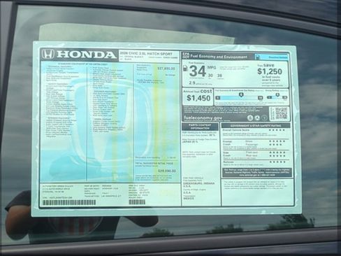 New 2026 Honda Civic Sport image 17
