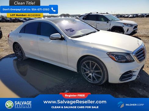 Used 2018 Mercedes-Benz S 560 Sedan w/ AMG Line Exterior image 5