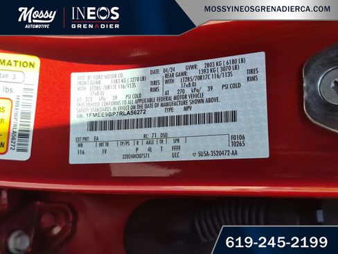 Used 2024 Ford Bronco Badlands AWD/4WD image 24