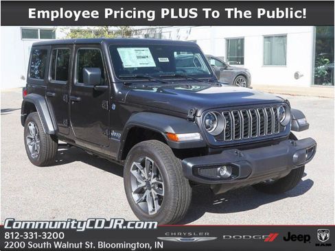 New 2025 Jeep Wrangler Unlimited Sport S 4xe w/ Convenience Group AWD/4WD image 1