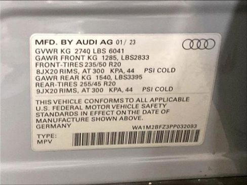 Certified 2023 Audi Q4 e-tron Prestige w/ Black Optic Package AWD/4WD image 34