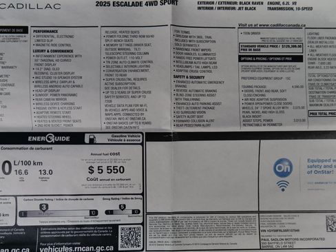 Used 2025 Cadillac Escalade Sport w/ Touring Package image 32