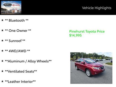 Used 2012 Lexus RX 350 AWD w/ Premium Pkg image 7