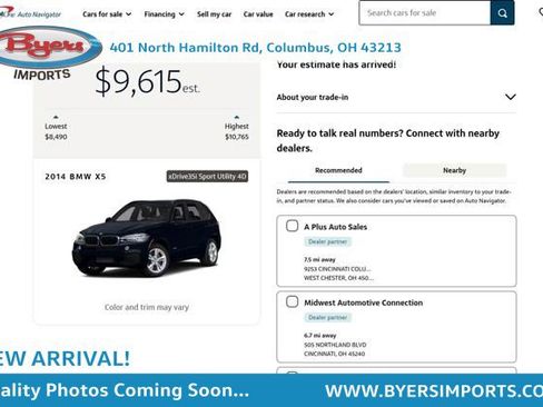 Used 2014 BMW X5 xDrive35i AWD/4WD image 1