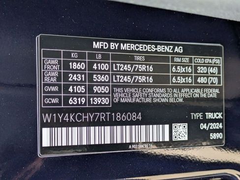 Certified 2024 Mercedes-Benz Sprinter 2500 image 15