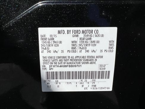 Used 2015 Ford Edge Titanium AWD/4WD image 46