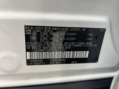 Used 2022 Toyota RAV4 XLE w/ Convenience Package AWD/4WD image 28
