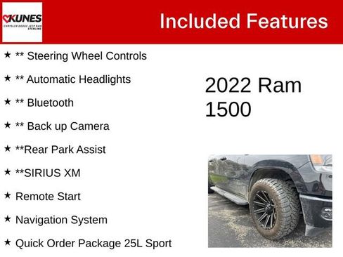 Used 2022 RAM 1500 Sport w/ Rebel Level 2 Equipment Group image 5