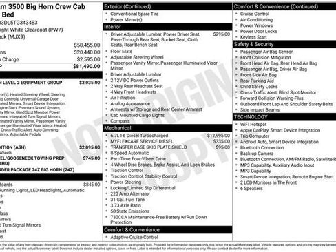 New 2026 RAM 3500 Big Horn AWD/4WD image 33