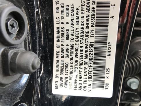 Used 2019 Honda Civic EX-L image 16