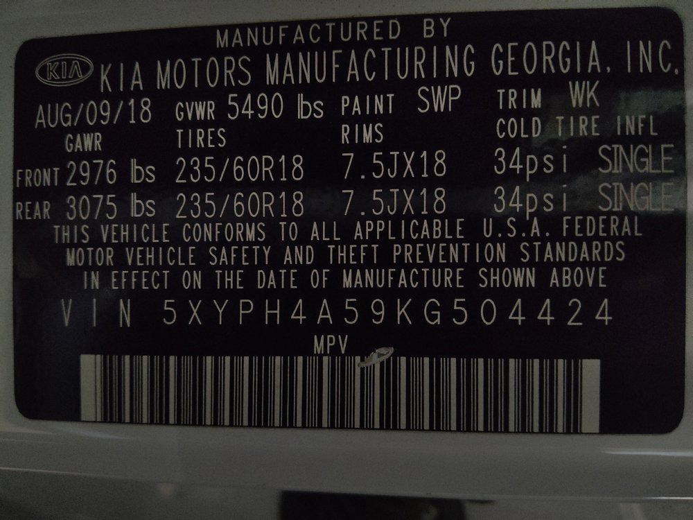 Used 2019 Kia Sorento EX FWD image 33