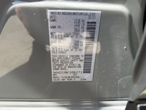 Used 2024 Nissan Murano SL w/ Cargo Package FWD image 37