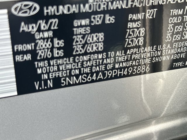 Used 2023 Hyundai Santa Fe XRT w/ Winter Weather Package FWD image 33
