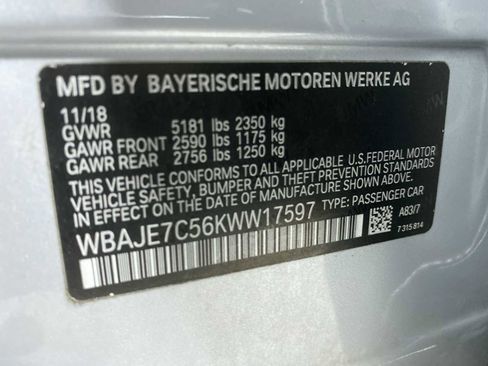Used 2019 BMW 540i xDrive AWD/4WD image 21