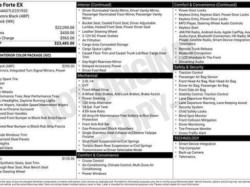 Used 2020 Kia Forte EX image 10