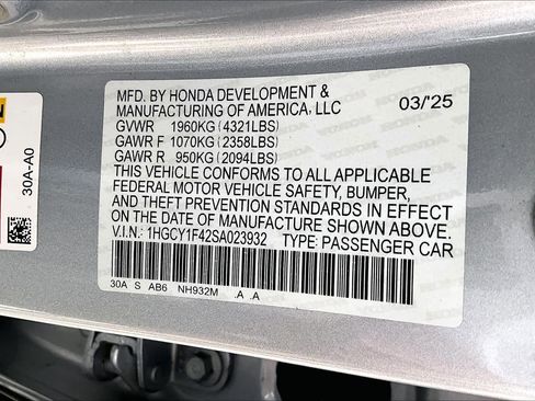 Used 2025 Honda Accord SE image 33