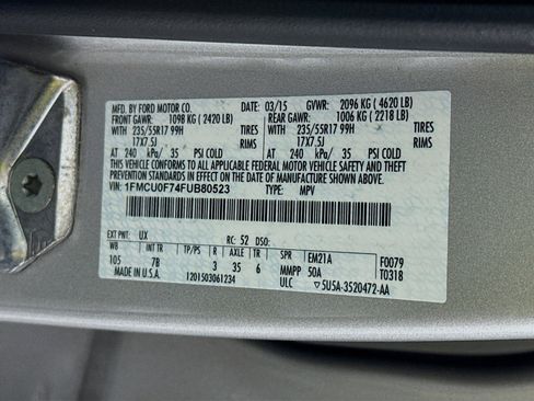 Used 2015 Ford Escape S image 38