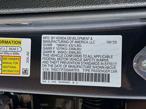 Used 2025 Honda Accord LX image 27