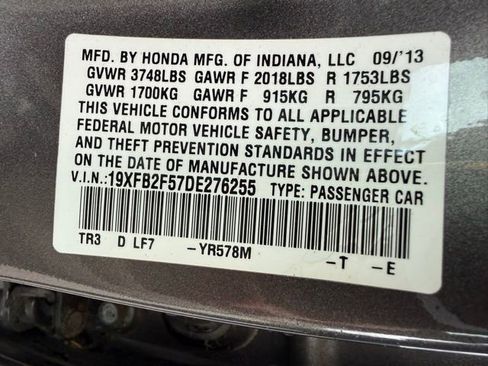 Used 2013 Honda Civic LX image 14