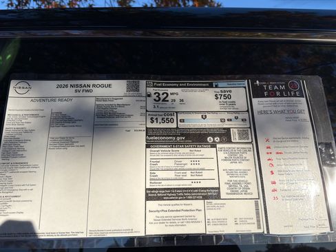 New 2026 Nissan Rogue SV w/ Cold Weather Package image 12