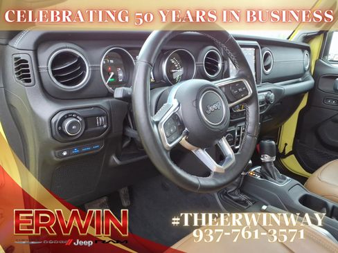 Certified 2023 Jeep Wrangler Unlimited Sahara w/ Cold Weather Group image 14