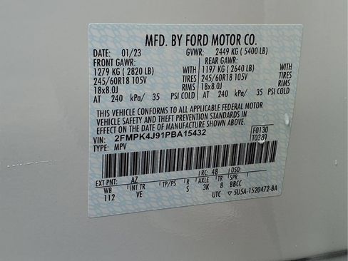 Used 2023 Ford Edge SEL w/ Convenience Package AWD/4WD image 23
