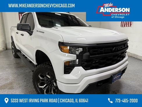 Used 2025 Chevrolet Silverado 1500 Custom w/ LPO, Dark Essentials Package image 1