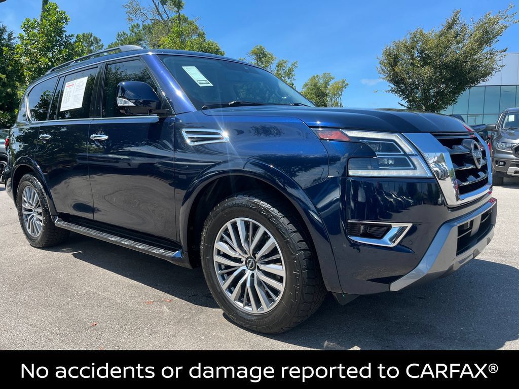 Used 2023 Nissan Armada SL w/ Captain's Chairs Package AWD/4WD image 3