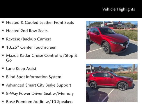 Used 2023 MAZDA CX-5 AWD 2.5 S w/ Premium Plus Pkg image 21